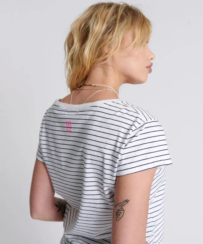 One Teaspoon Tees and Tanks ONE TEASPOON SCOOP NECK BASIC TEE MULTI 8211 Women One Teaspoon Tees and Tanks ONE TEASPOON SCOOP NECK BASIC TEE MULTI 8211 Women