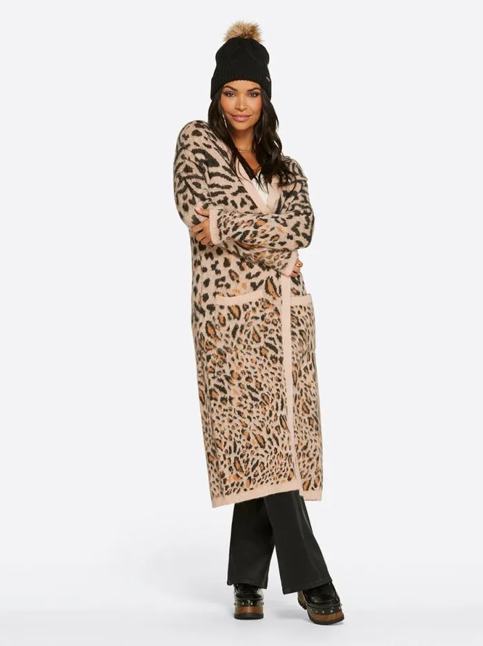 Outerwear Clothing Jessica Simpson Carmine Cardigan In Cameo Rose