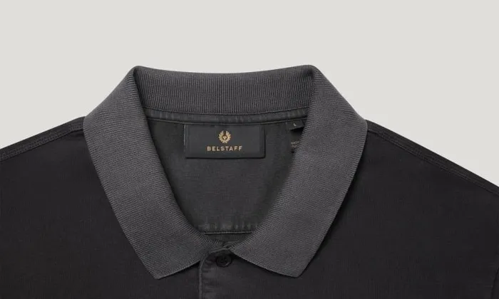 Polo Shirts Men Belstaff Hockley Polo Washed Black Polo Shirts Men Belstaff Hockley Polo Washed Black