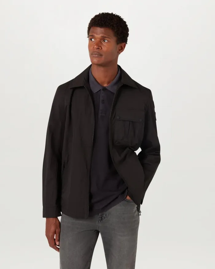 Polo Shirts Men Belstaff Hockley Polo Washed Black Polo Shirts Men Belstaff Hockley Polo Washed Black