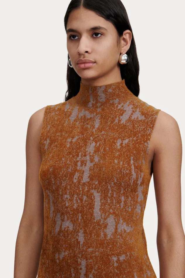 Rachel Comey Dresses Women Pauliina Dress Old Gold Multi Rachel Comey Dresses Women Pauliina Dress Old Gold Multi