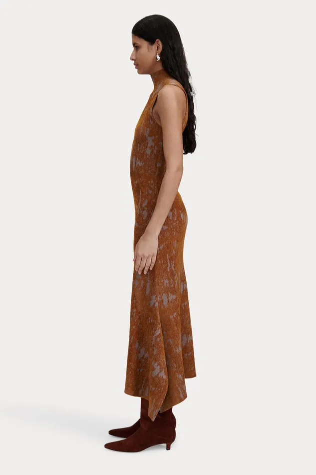 Rachel Comey Dresses Women Pauliina Dress Old Gold Multi Rachel Comey Dresses Women Pauliina Dress Old Gold Multi