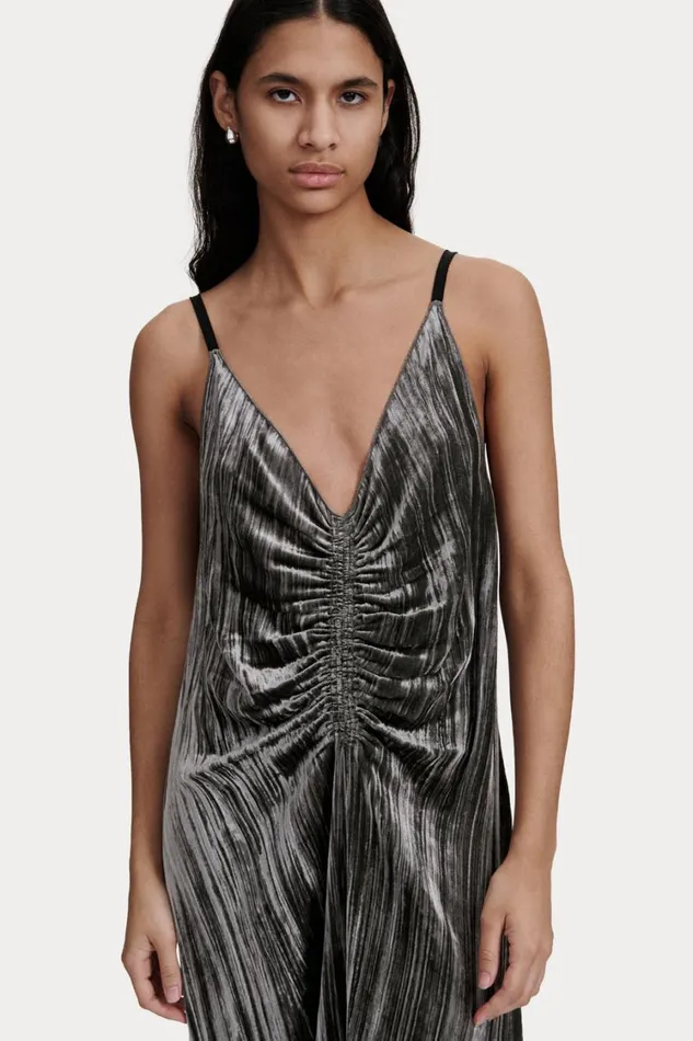 Rachel Comey Dresses Women Zimi Dress Gunmetal Rachel Comey Dresses Women Zimi Dress Gunmetal