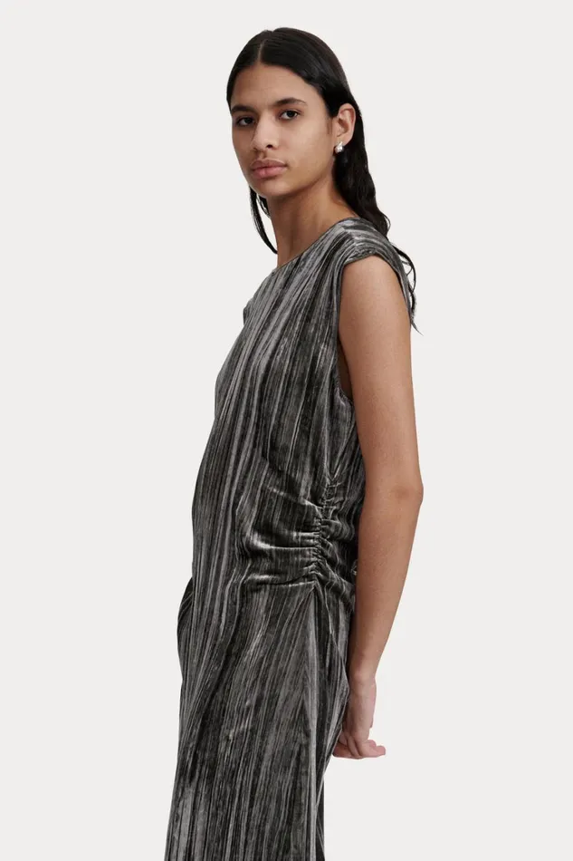 Rachel Comey Dresses Women Zimi Dress Gunmetal Rachel Comey Dresses Women Zimi Dress Gunmetal