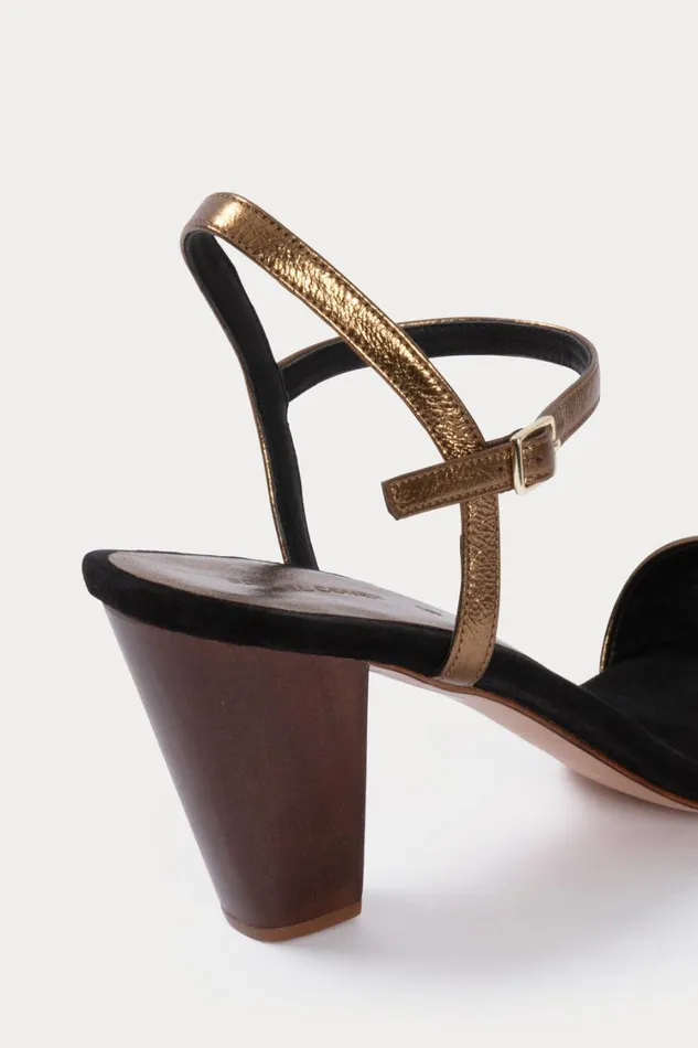 Rachel Comey Heels Women Pullman Heel Bronze Rachel Comey Heels Women Pullman Heel Bronze
