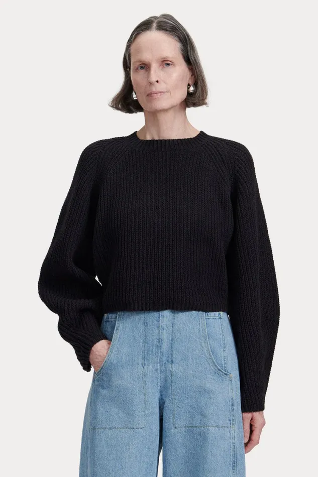 Rachel Comey Knits Women Milja Top Black Marled Rachel Comey Knits Women Milja Top Black Marled