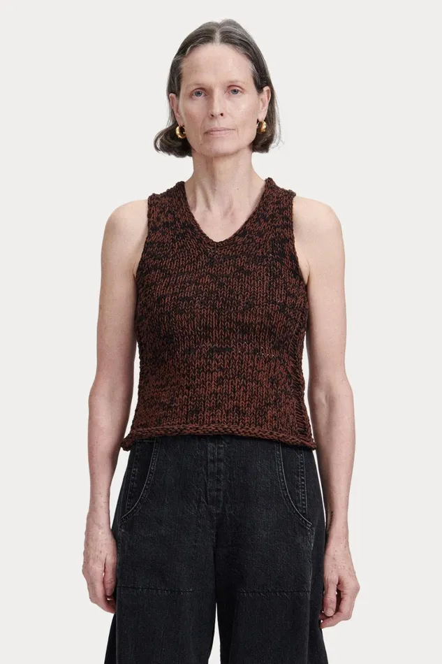 Rachel Comey Knits Women Milja Top Black Marled Rachel Comey Knits Women Milja Top Black Marled