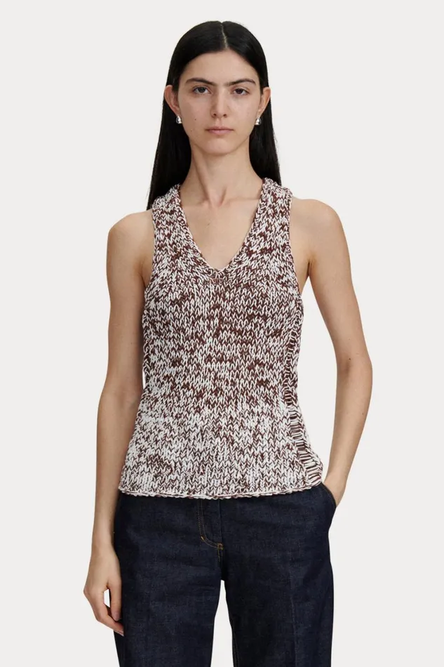 Rachel Comey Knits Women Milja Top Black Marled Rachel Comey Knits Women Milja Top Black Marled