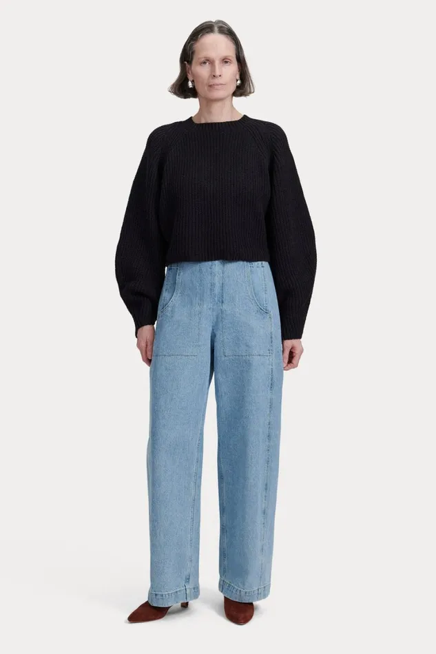 Rachel Comey Knits Women Milja Top Black Marled Rachel Comey Knits Women Milja Top Black Marled