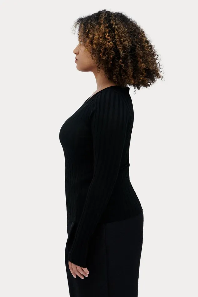Rachel Comey Knits Women Post Top Black Rachel Comey Knits Women Post Top Black