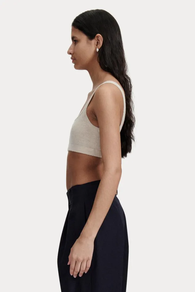 Rachel Comey Knits Women Sini Bra Top Cream Rachel Comey Knits Women Sini Bra Top Cream