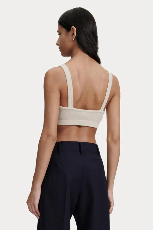 Rachel Comey Knits Women Sini Bra Top Cream Rachel Comey Knits Women Sini Bra Top Cream