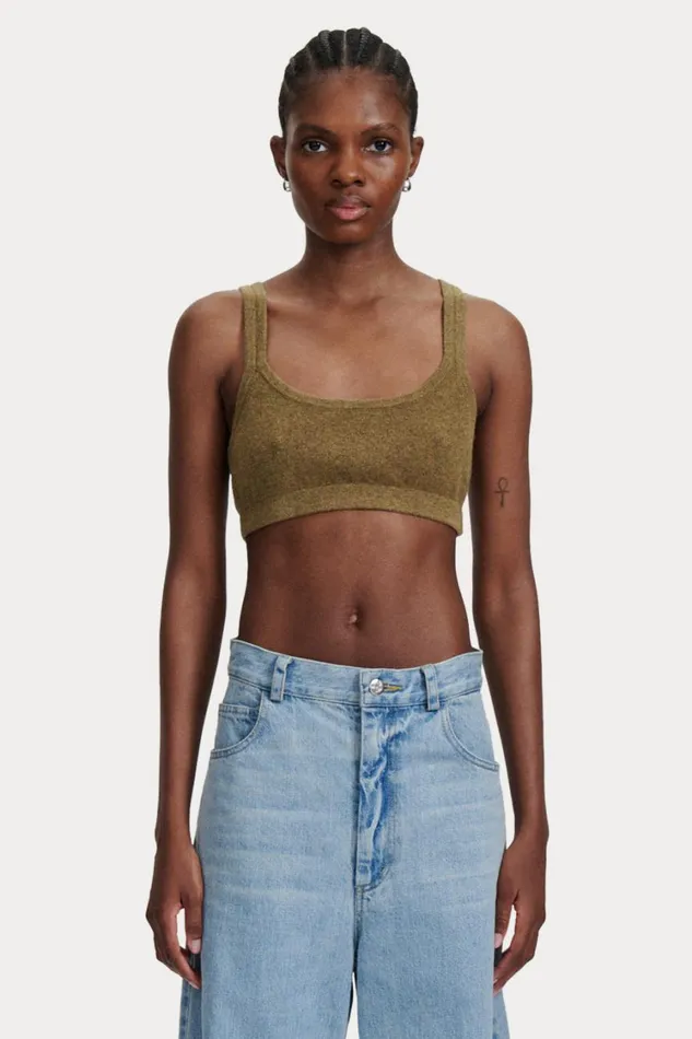 Rachel Comey Knits Women Sini Bra Top Cream Rachel Comey Knits Women Sini Bra Top Cream