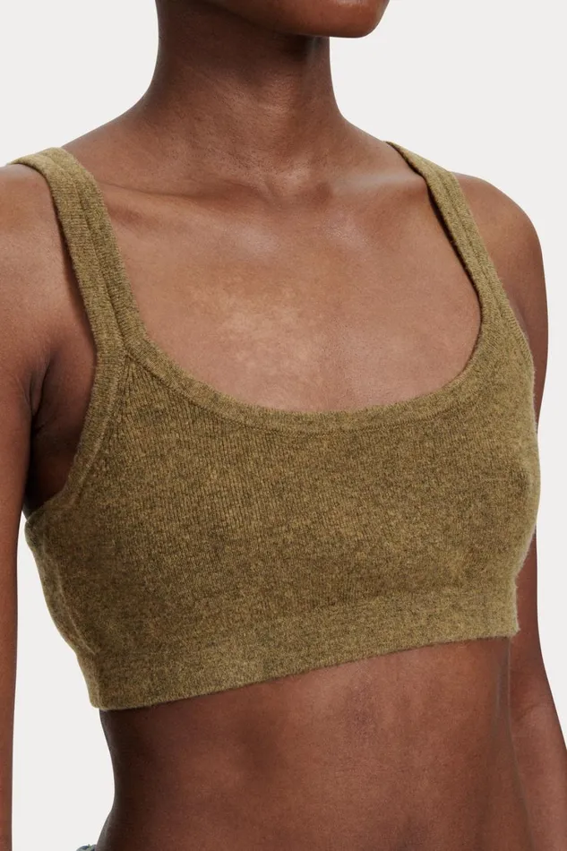 Rachel Comey Knits Women Sini Bra Top Cream Rachel Comey Knits Women Sini Bra Top Cream