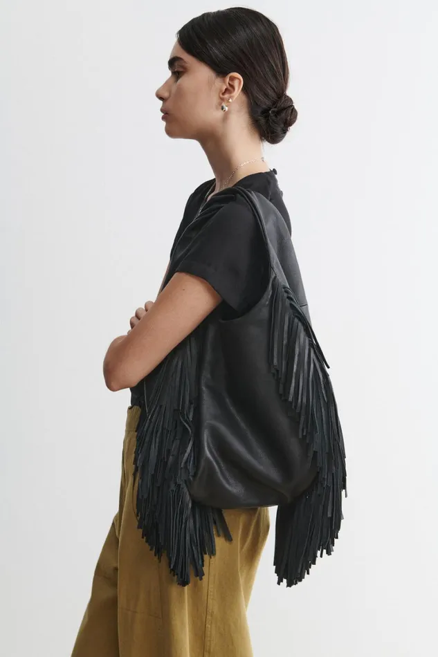 Rachel Comey Totes Women Harley Fringe Bag Black Rachel Comey Totes Women Harley Fringe Bag Black