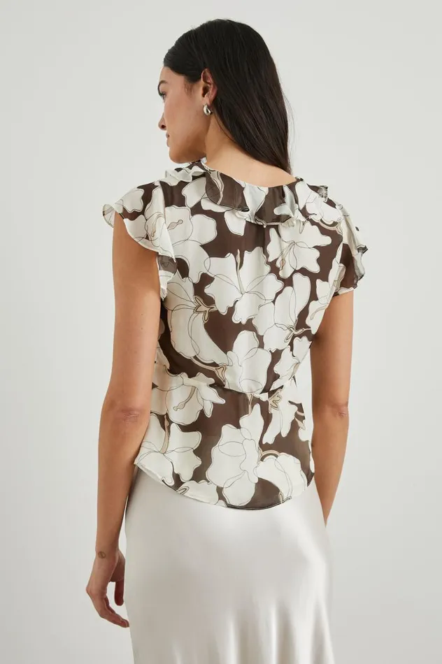 Rails Tops Women CARMINE TOP Mocha Floral
