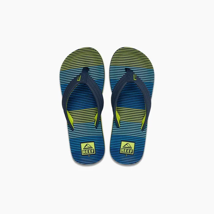 Reef Kids 58 Years Ahi Aqua Green Stripe