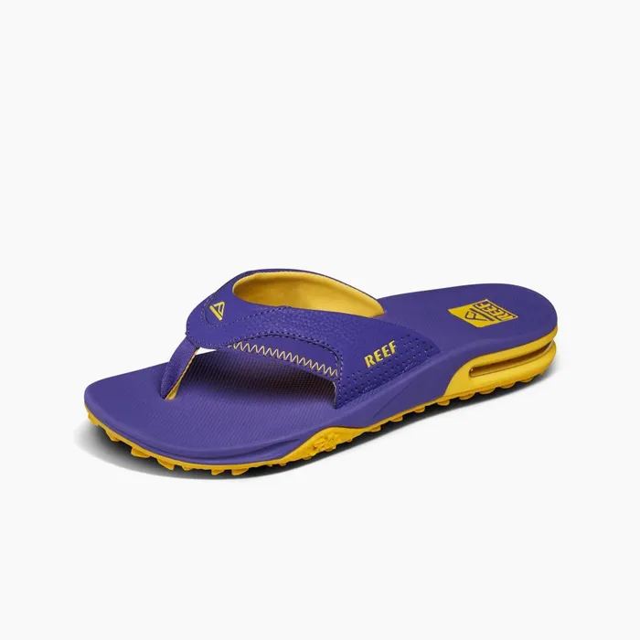 Reef Sandals Men Fanning Pregame Purplegold Reef Sandals Men Fanning Pregame Purplegold
