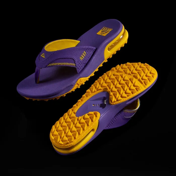 Reef Sandals Men Fanning Pregame Purplegold Reef Sandals Men Fanning Pregame Purplegold
