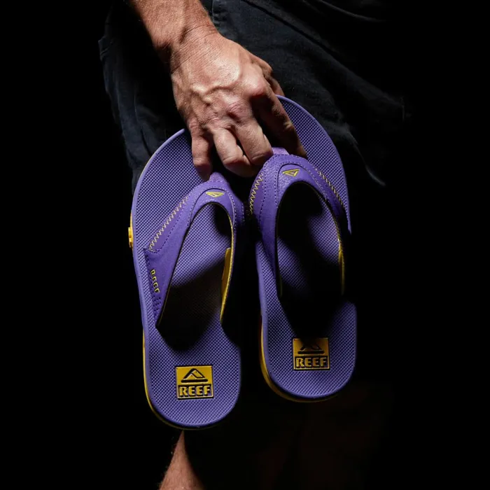 Reef Sandals Men Fanning Pregame Purplegold Reef Sandals Men Fanning Pregame Purplegold