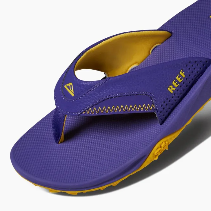 Reef Sandals Men Fanning Pregame Purplegold Reef Sandals Men Fanning Pregame Purplegold