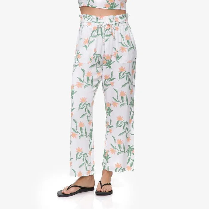 Reef Shorts Pants and Skirts Women Hope Paperbag Pant Bright White Reef Shorts Pants and Skirts Women Hope Paperbag Pant Bright White