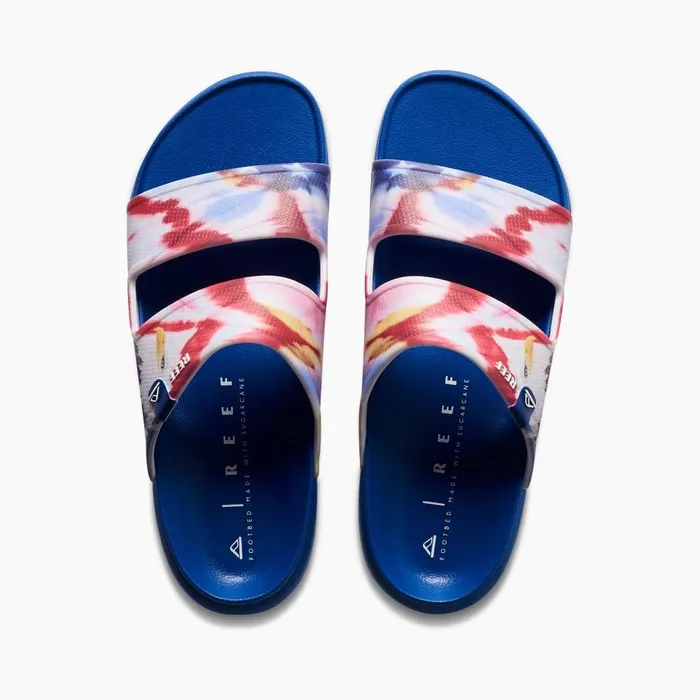 Reef Slides Men Oasis Double Up Red White And Blue Reef Slides Men Oasis Double Up Red White And Blue