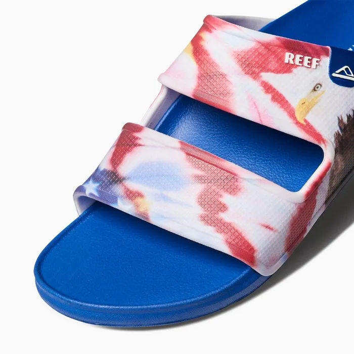 Reef Slides Men Oasis Double Up Red White And Blue Reef Slides Men Oasis Double Up Red White And Blue