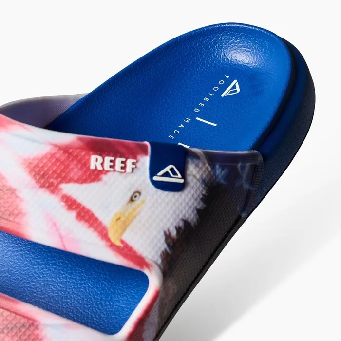 Reef Slides Men Oasis Double Up Red White And Blue Reef Slides Men Oasis Double Up Red White And Blue