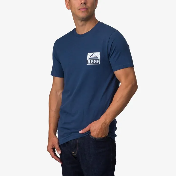 Reef TShirts and Shirts Men Wellie Graphic Tee Insignia Blue Reef TShirts and Shirts Men Wellie Graphic Tee Insignia Blue
