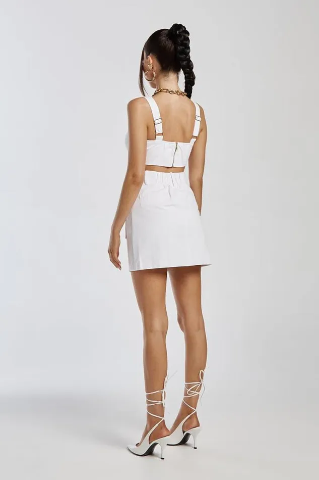 Runaway The Label Crops Shop Karisma Top 8211 White Runaway The Label Crops Shop Karisma Top 8211 White