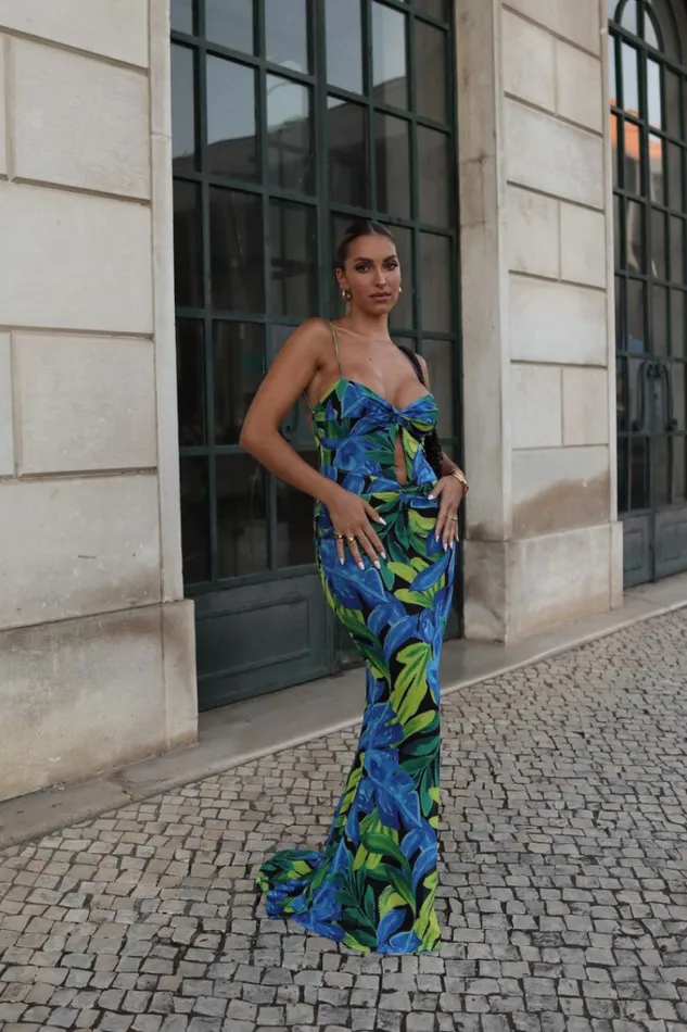 Runaway The Label Maxi Shop MARLINI MAXI DRESS 8211 BLUE FLORAL Runaway The Label Maxi Shop MARLINI MAXI DRESS 8211 BLUE FLORAL