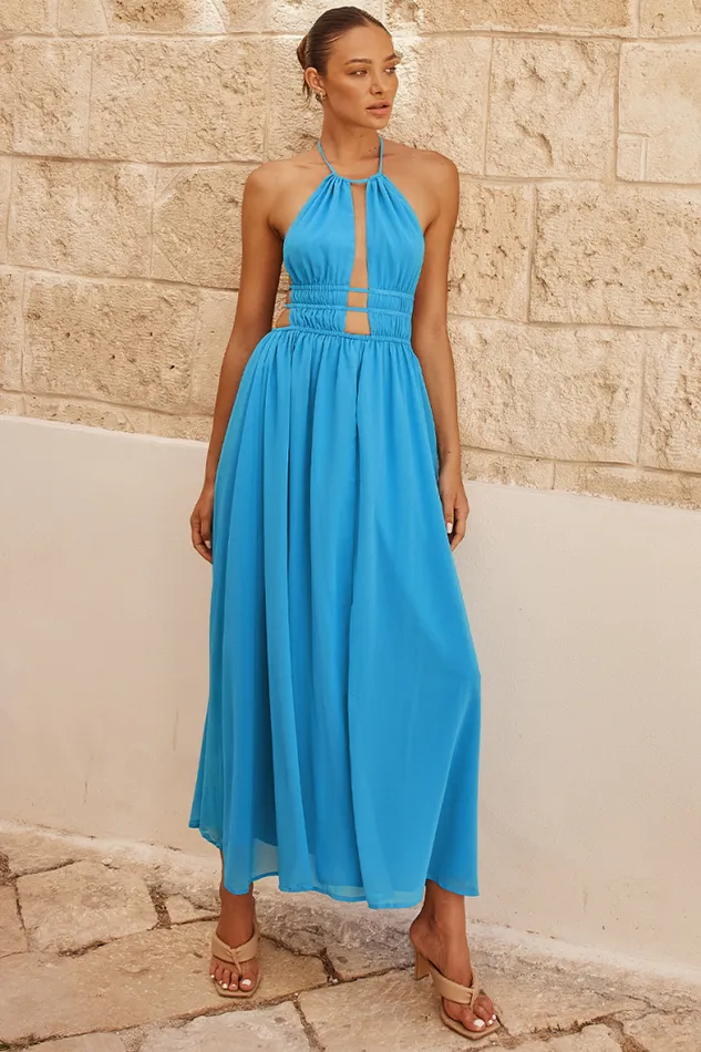 Runaway The Label Maxi Shop Palais Maxi Dress 8211 Cyan Runaway The Label Maxi Shop Palais Maxi Dress 8211 Cyan