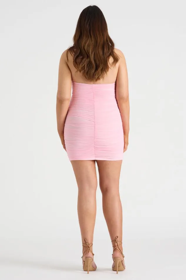 Runaway The Label Mini Shop THE MESH MINI DRESS 8211 PINK Runaway The Label Mini Shop THE MESH MINI DRESS 8211 PINK