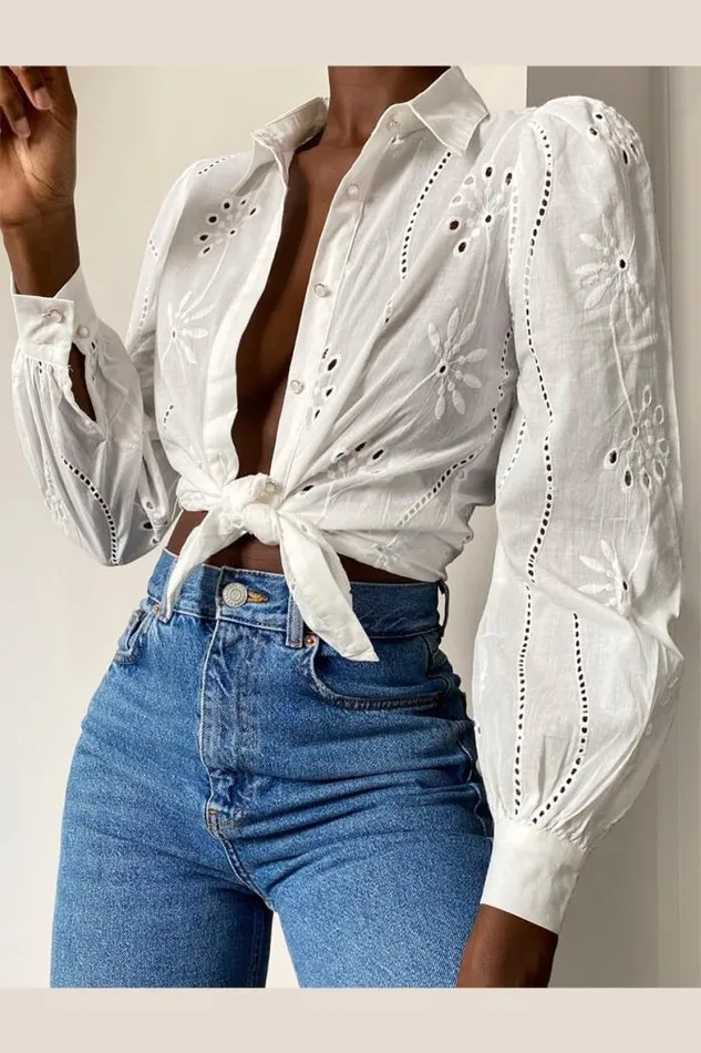 Runaway The Label Shirts and Blouses Shop KNOWLES BLOUSE 8211 WHITE Runaway The Label Shirts and Blouses Shop KNOWLES BLOUSE 8211 WHITE
