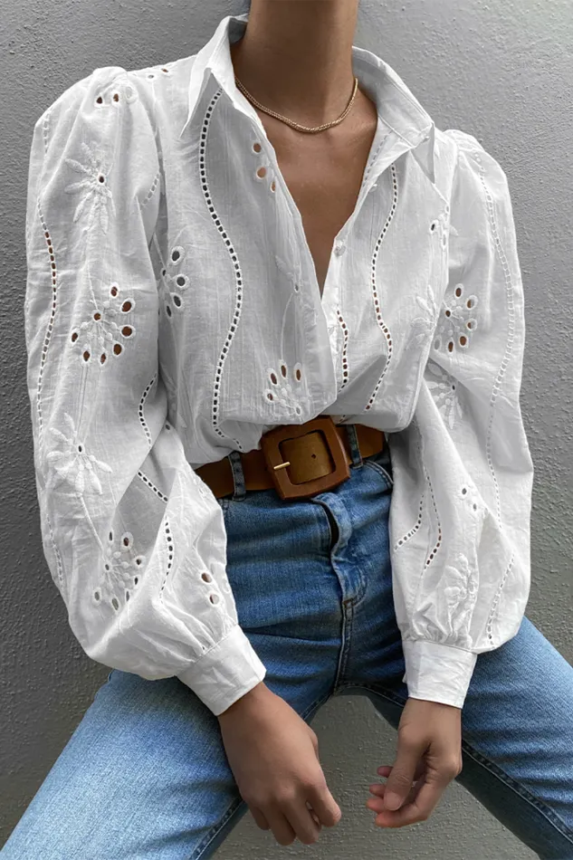 Runaway The Label Shirts and Blouses Shop KNOWLES BLOUSE 8211 WHITE Runaway The Label Shirts and Blouses Shop KNOWLES BLOUSE 8211 WHITE
