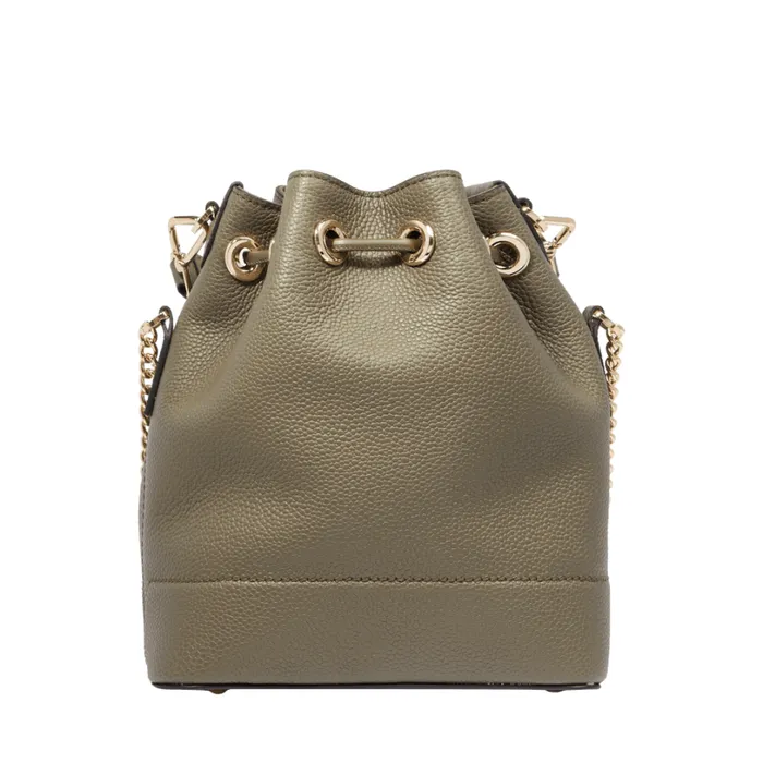 S Bucket Bag Dark Khaki Women Lancel Bucket Bags S Bucket Bag Dark Khaki Women Lancel Bucket Bags