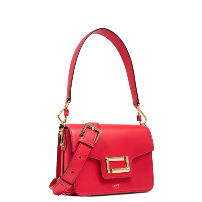 S Flap Bag Kiss Red Women Lancel Cross Body Bags S Flap Bag Kiss Red Women Lancel Cross Body Bags