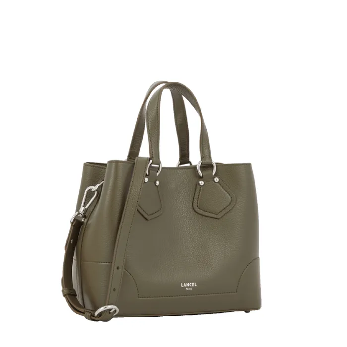 S Tote Dark Khaki Women Lancel Tote Bags S Tote Dark Khaki Women Lancel Tote Bags