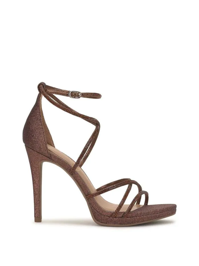 Sandals Shoes Jessica Simpson Jaeya High Heel In Bronze Shimmer