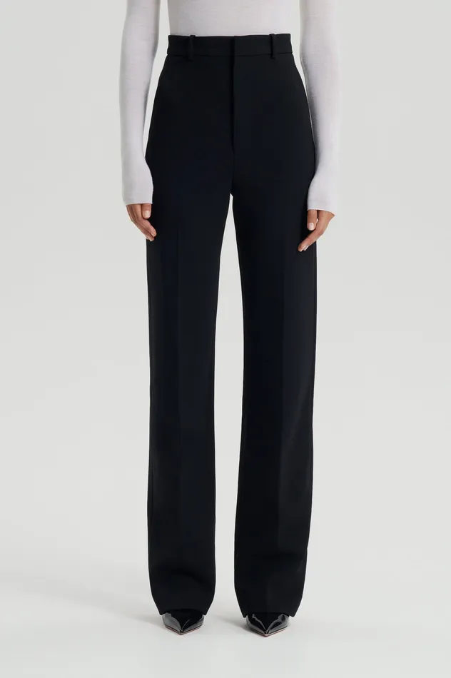 Scanlan Theodore TAILORED TROUSER BLACK Women Trousers Scanlan Theodore TAILORED TROUSER BLACK Women Trousers