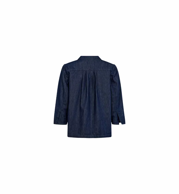 Shirts MMBani Denim Shirt Dark Blue 8211 MOS MOSH Women Shirts MMBani Denim Shirt Dark Blue 8211 MOS MOSH Women