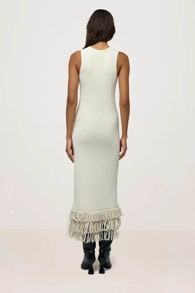 Shop Simon Miller DRESSES Knits By Albers Dress Ecru
