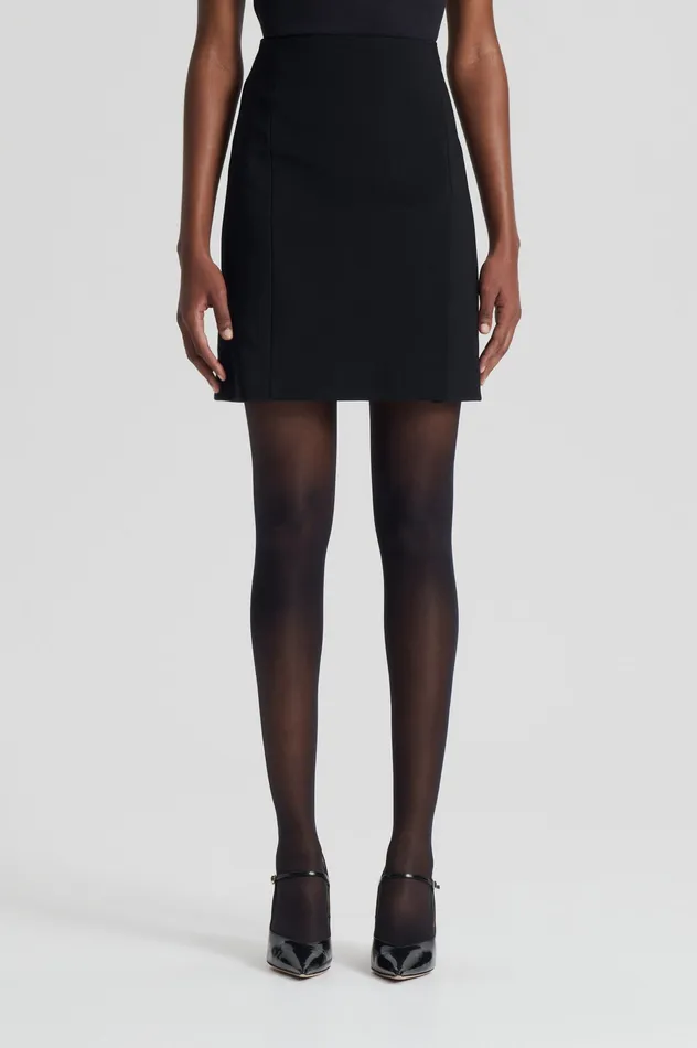 Skirts ITALIAN MILANO KNIT SKIRT BLACK 8211 Scanlan Theodore Women Skirts ITALIAN MILANO KNIT SKIRT BLACK 8211 Scanlan Theodore Women