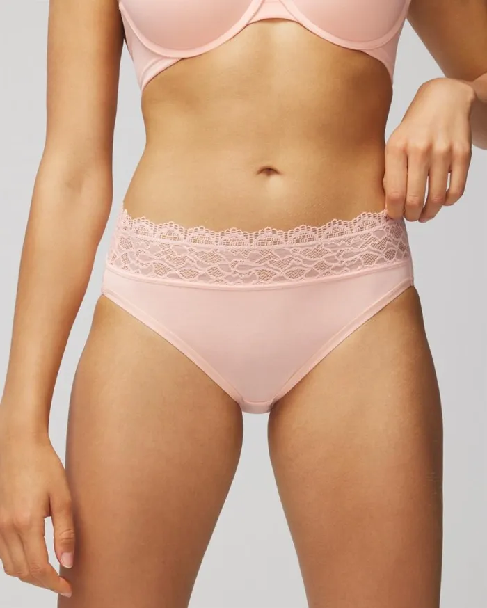 Soma Embraceable Super Soft Enchanting Lace HighLeg Into The Groove Mini Ws Women Panties