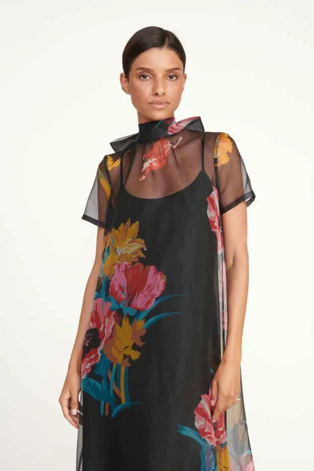 STAUD Dresses CALLUNA DRESS First Bloom Night 8211 Women STAUD Dresses CALLUNA DRESS First Bloom Night 8211 Women