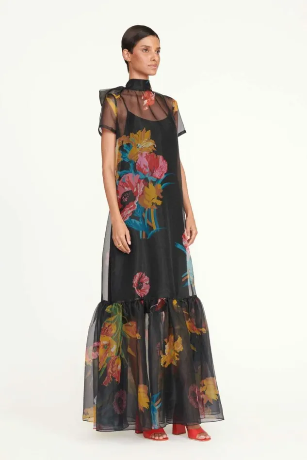 STAUD Dresses CALLUNA DRESS First Bloom Night 8211 Women STAUD Dresses CALLUNA DRESS First Bloom Night 8211 Women
