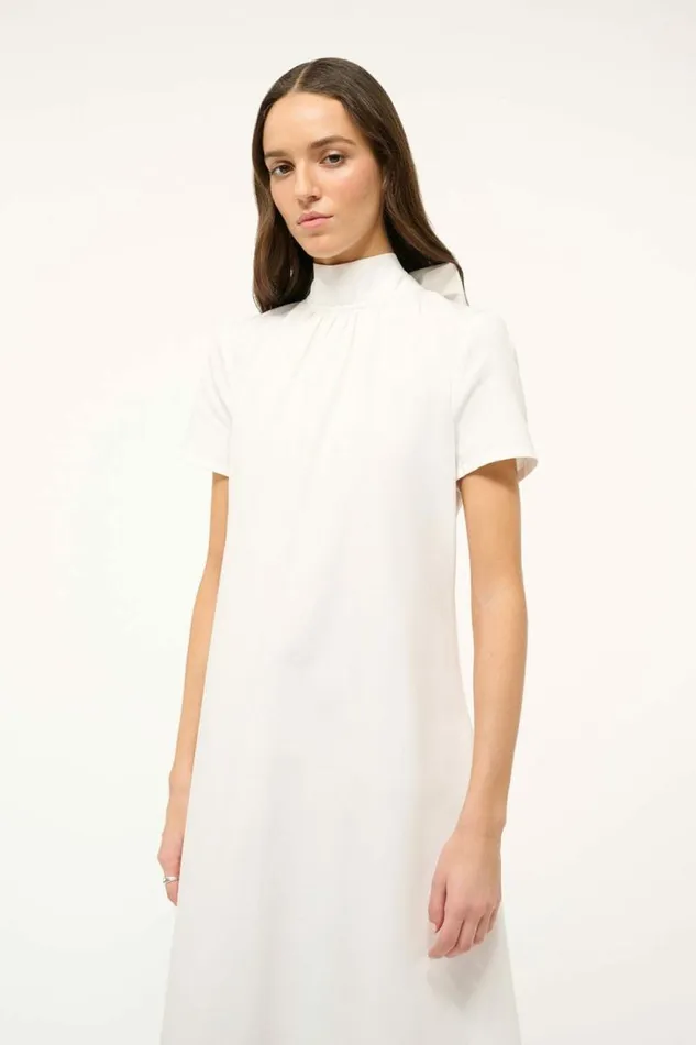 STAUD Dresses ILANA DRESS White 8211 Women STAUD Dresses ILANA DRESS White 8211 Women