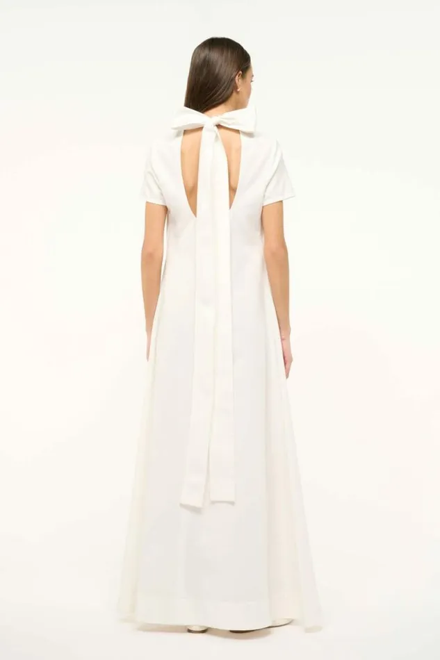 STAUD Dresses ILANA DRESS White 8211 Women STAUD Dresses ILANA DRESS White 8211 Women