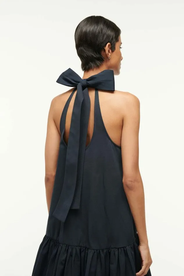 STAUD Dresses MAXI MARLOWE DRESS Navy 8211 Women STAUD Dresses MAXI MARLOWE DRESS Navy 8211 Women